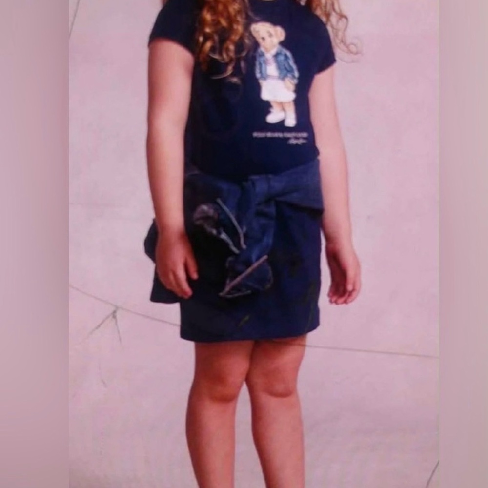 Ralph Lauren Navy Blue Kids Casual Dress